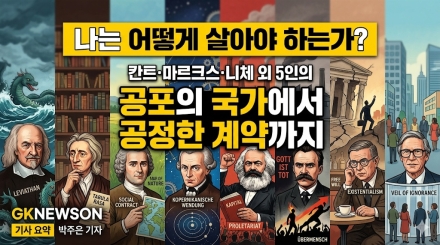 "나는 어떻게 살아야 하는가"… 공포의 국가에서 공정한 계약까지, 근현대 철학 8인의 지혜